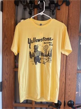 Yellowstone National Park Graphic Tee - Sunny Yellow